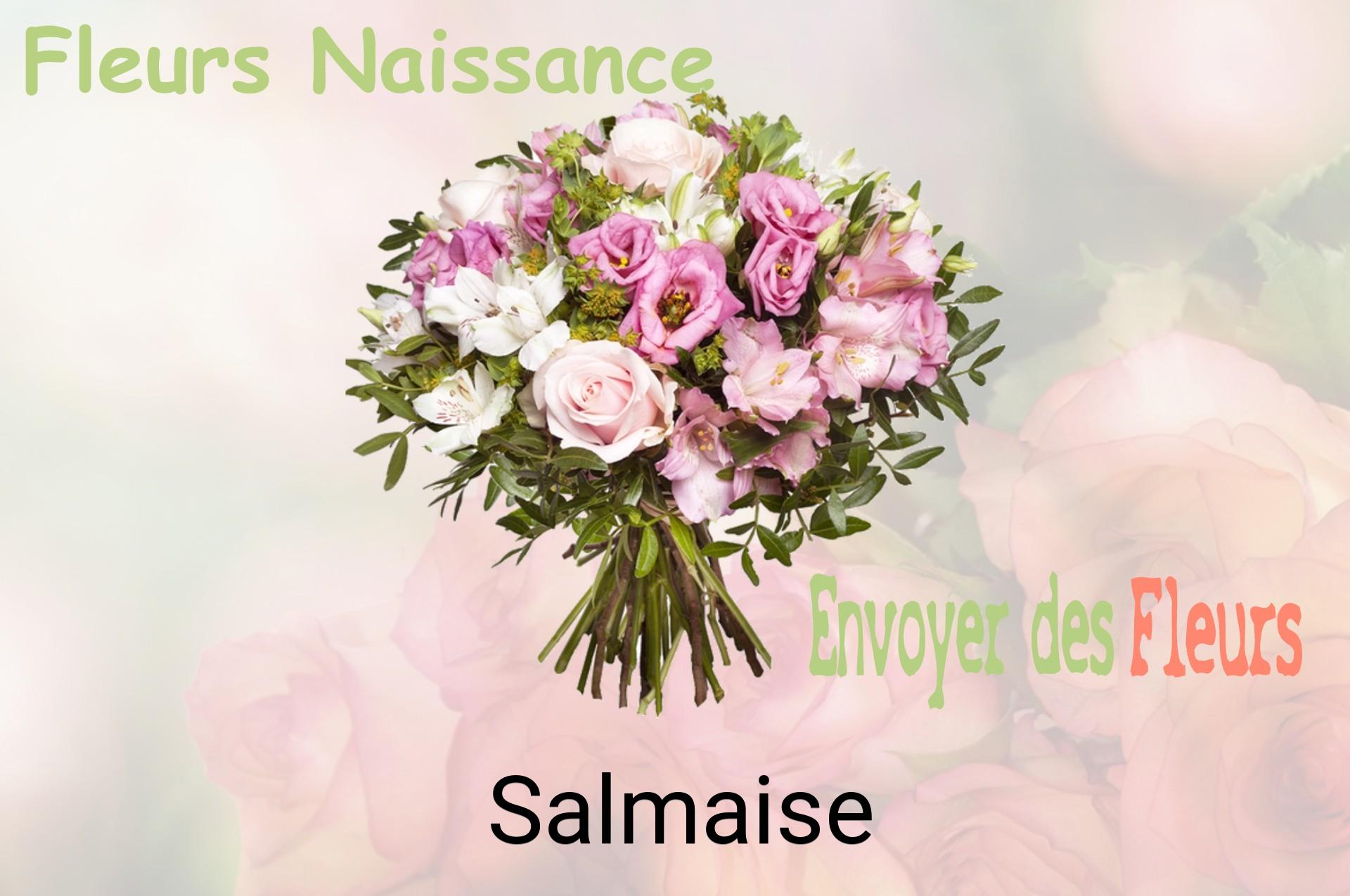 Bouquet de fleurs de naissance livré à Salmaise